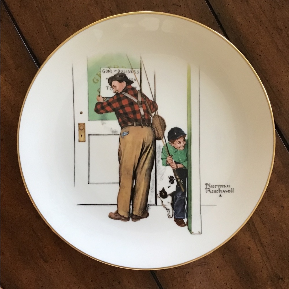 Norman Rockwell Limited Edition Plate